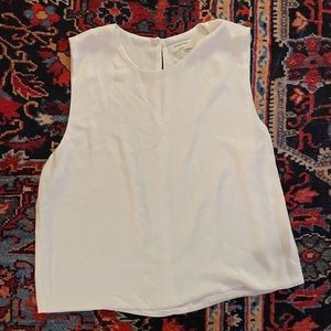 Aritzia Babaton White Day Blouse (never worn)